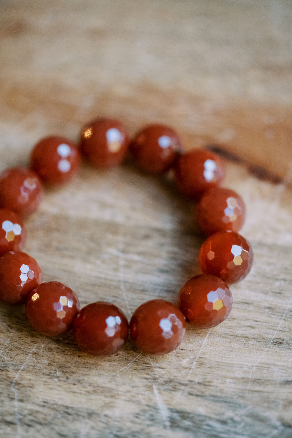 Carnelian 'Boss Moves' Bracelet