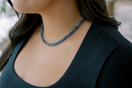 Blue Kyanite 'Restore & Align Me' Necklace