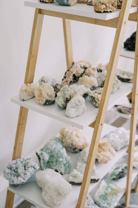 Apophyllite 'North Star' Clusters