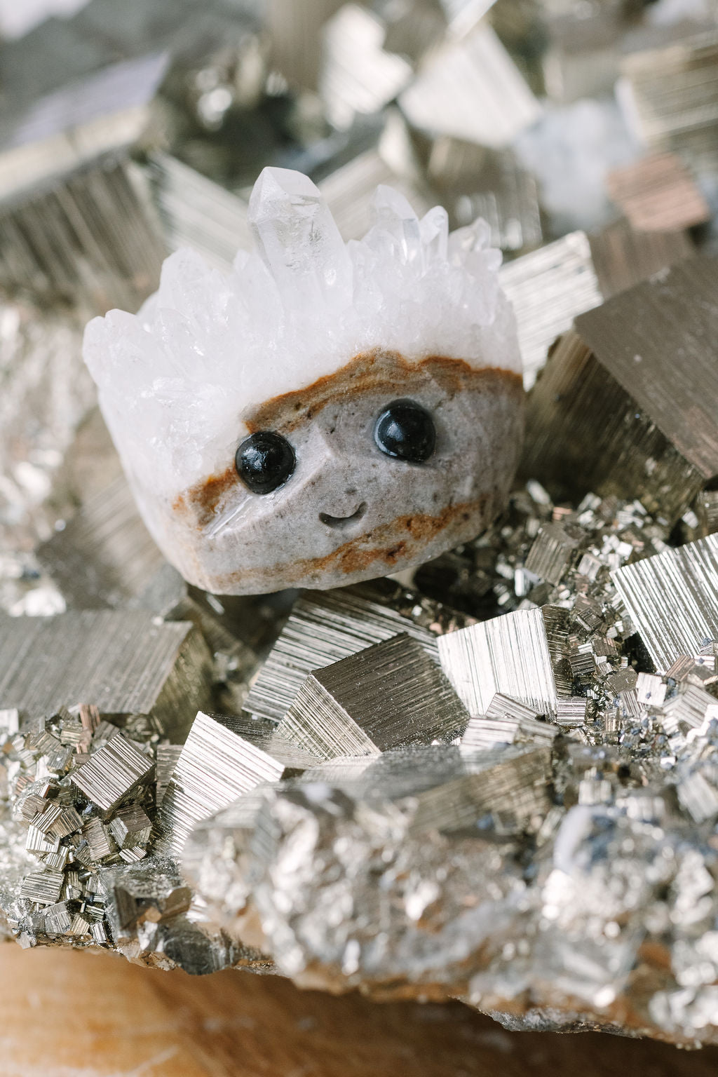 Clear Quartz 'Happy Guys'