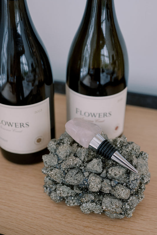 'Pour Some Good Vibes' Crystal Bottle Stoppers