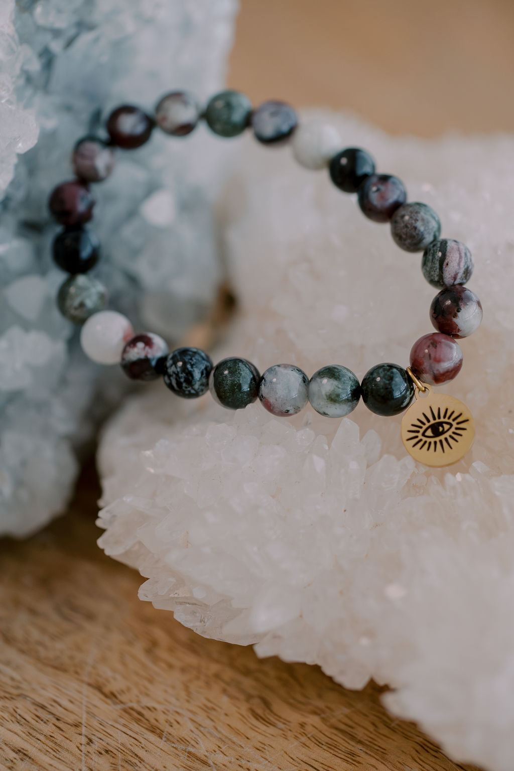 Eudialyte 'Let That Sh*t Go' Bracelet