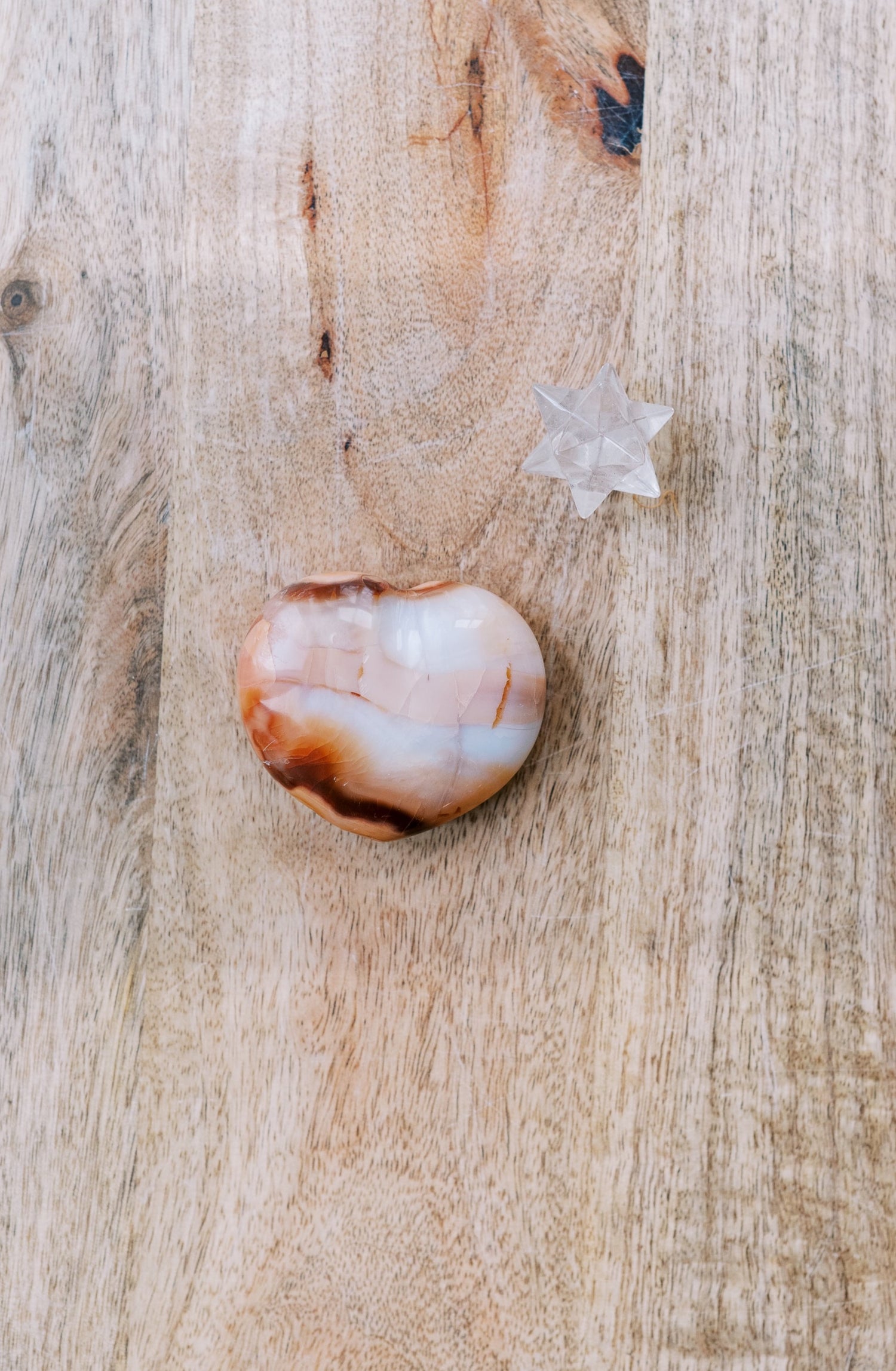 Carnelian 'Boss Moves' Heart