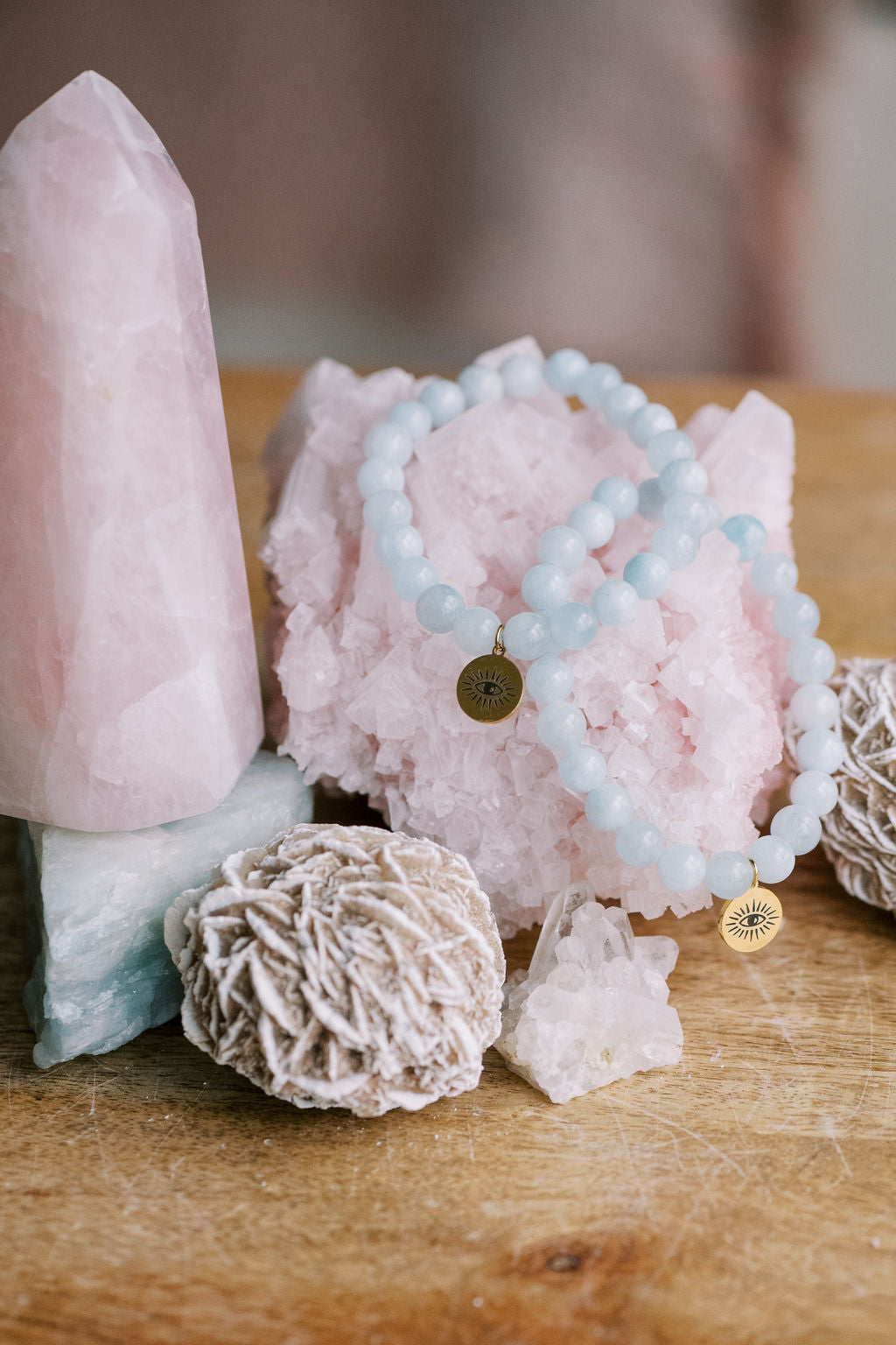 Aquamarine 'Overcome Overwhelm' Bracelet