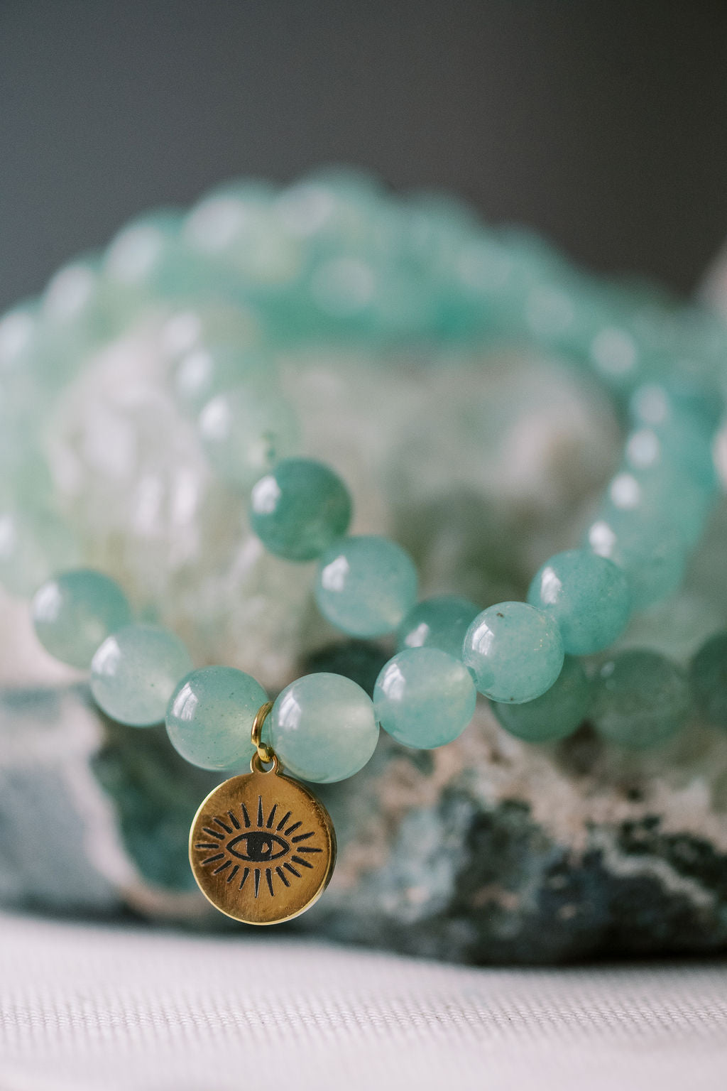 Green Aventurine 'Comfy Lucky Vibes' Bracelet