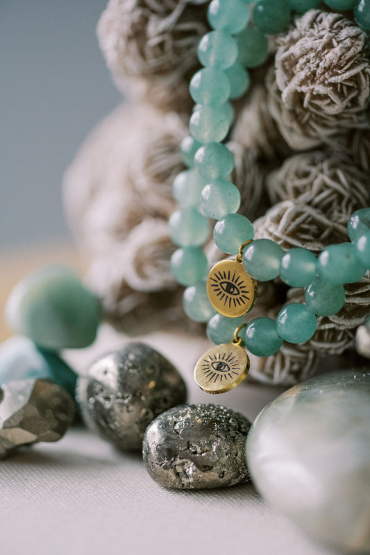 Green Aventurine 'Comfy Lucky Vibes' Bracelet