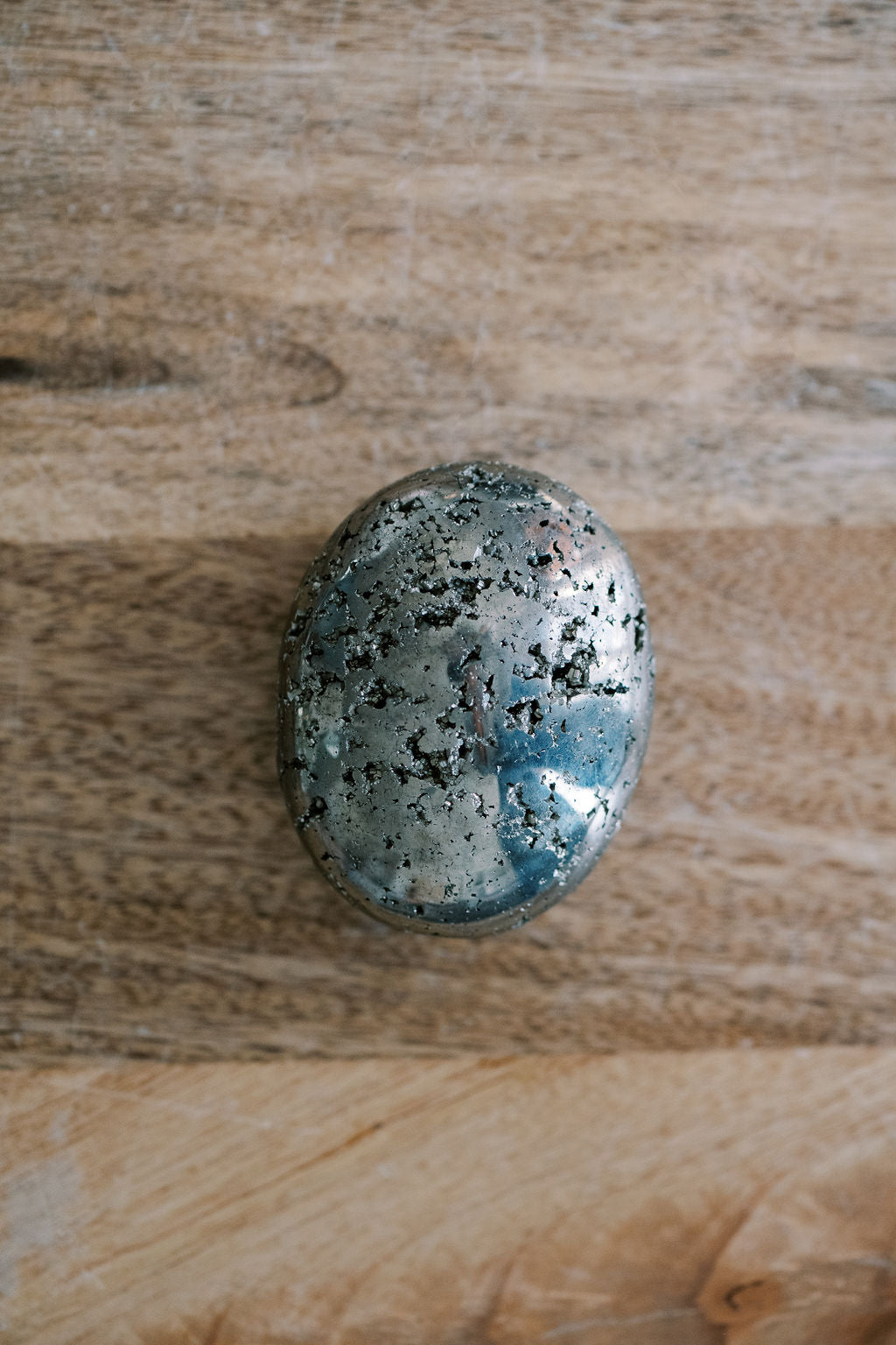 Pyrite 'Confident AF' Palm Stone