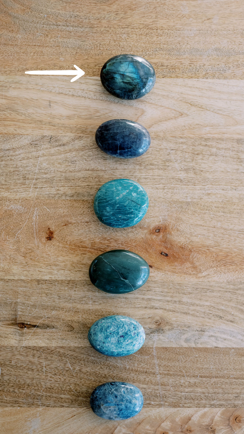 Labradorite 'Spiritual Navigator' Palm Stone