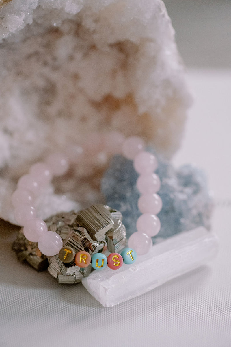 Crystal 'One Word' Bracelet