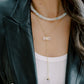 Clear Quartz 'Amped Up' Double Layering Necklace
