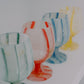 Onyx 'Candy Colored' Crystal Cups