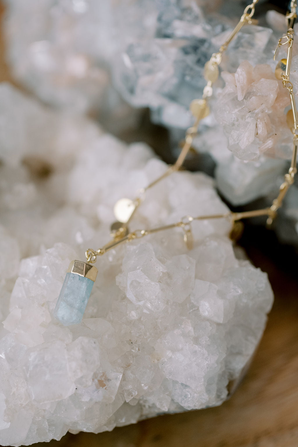 Aquamarine 'Overcome Overwhelm' Layering Necklace