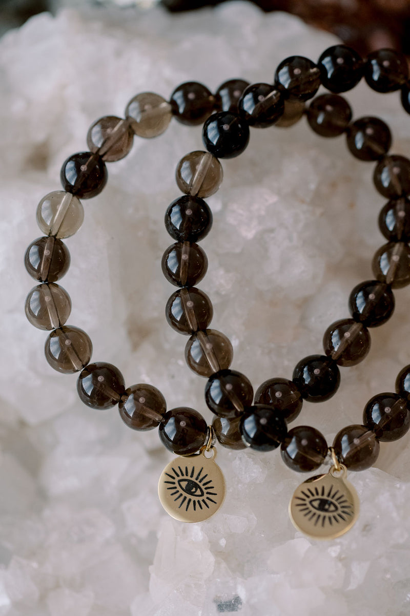 Smokey Quartz 'Get Grounded' Bracelet