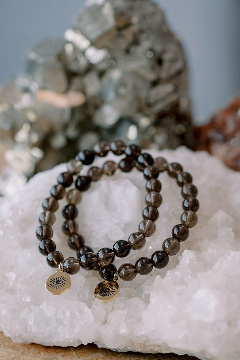 Smokey Quartz 'Get Grounded' Bracelet