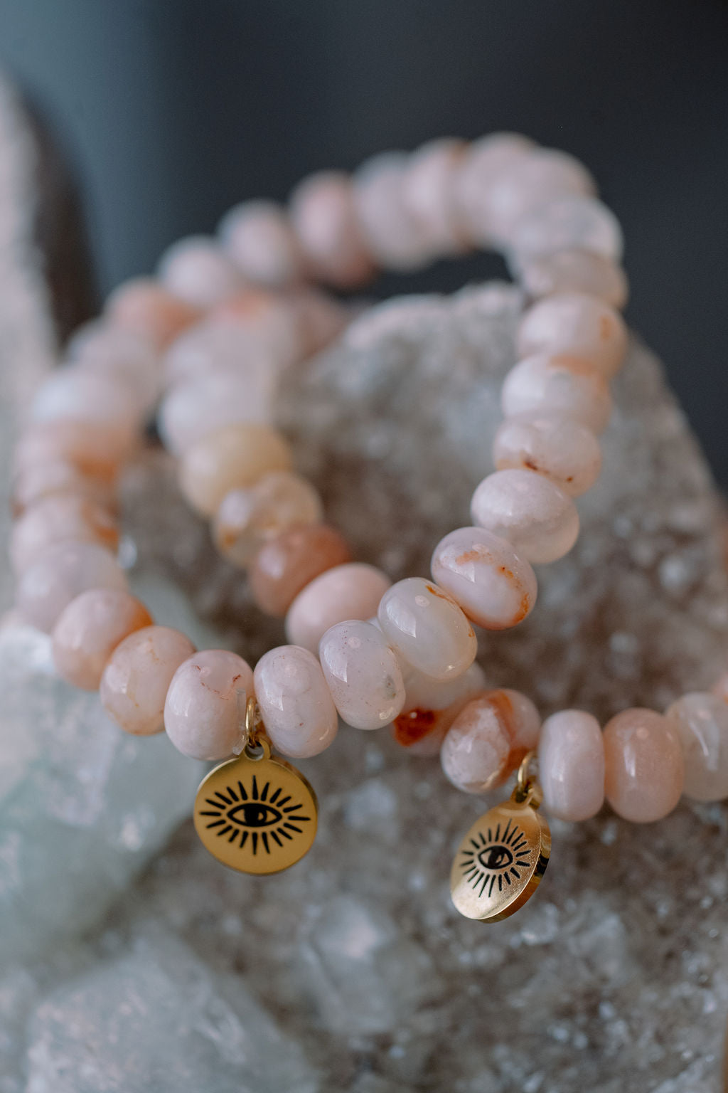 Cherry Blossom Agate 'Grow & Glow' Bracelet