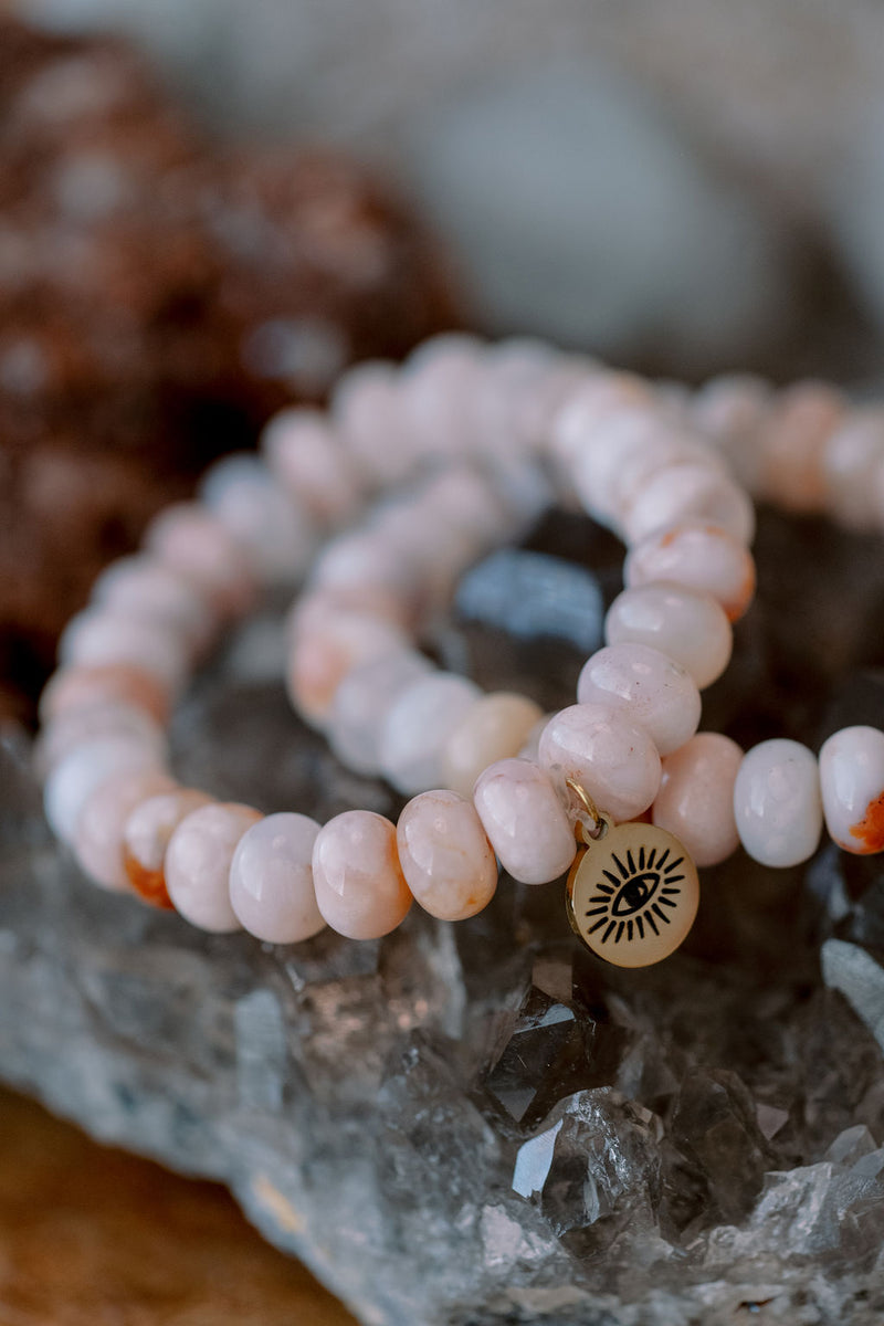 Cherry Blossom Agate 'Grow & Glow' Bracelet