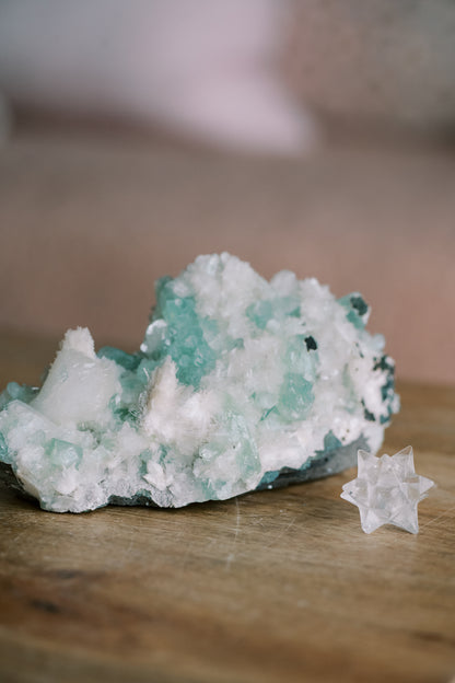 Apophyllite 'North Star' Clusters