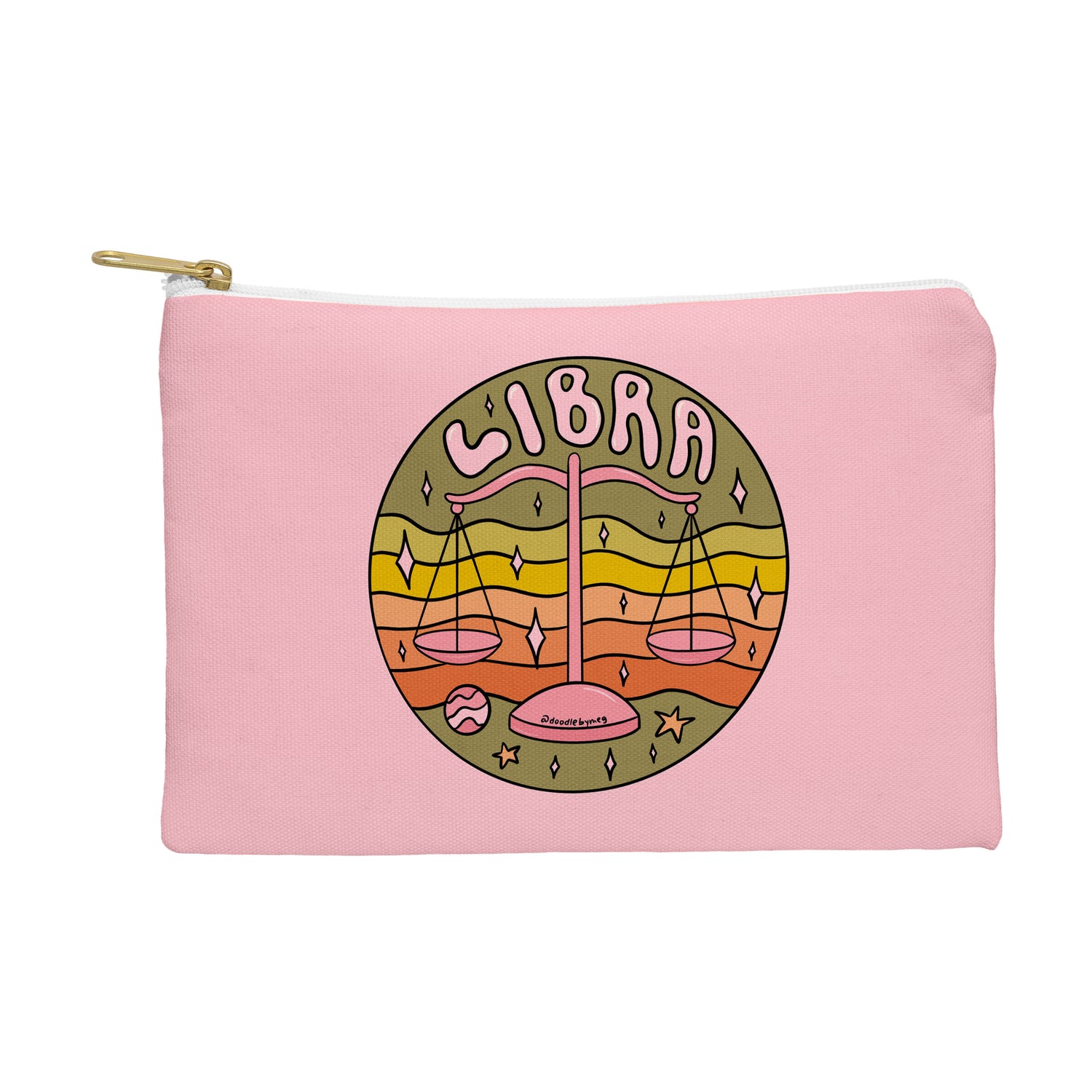 Libra 'Carry Your Cosmic Style' Zip Pouch