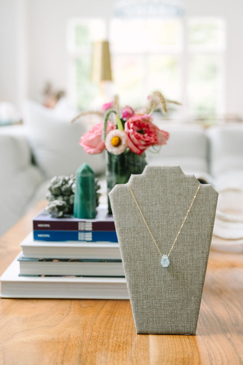 Aquamarine 'It Girl' Necklace