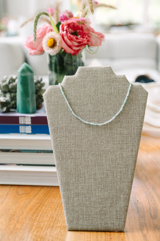 Aquamarine 'Overcome Overwhelm' Necklace