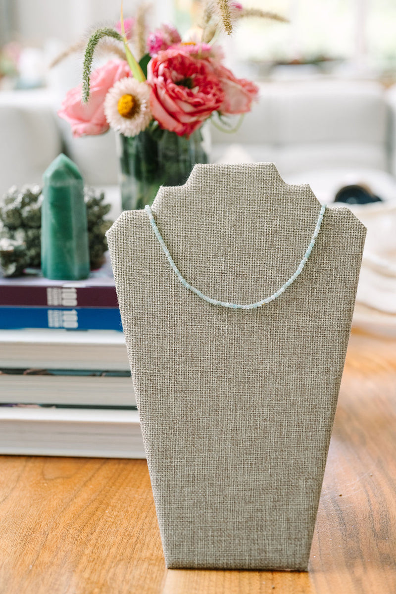 Aquamarine 'Overcome Overwhelm' Necklace
