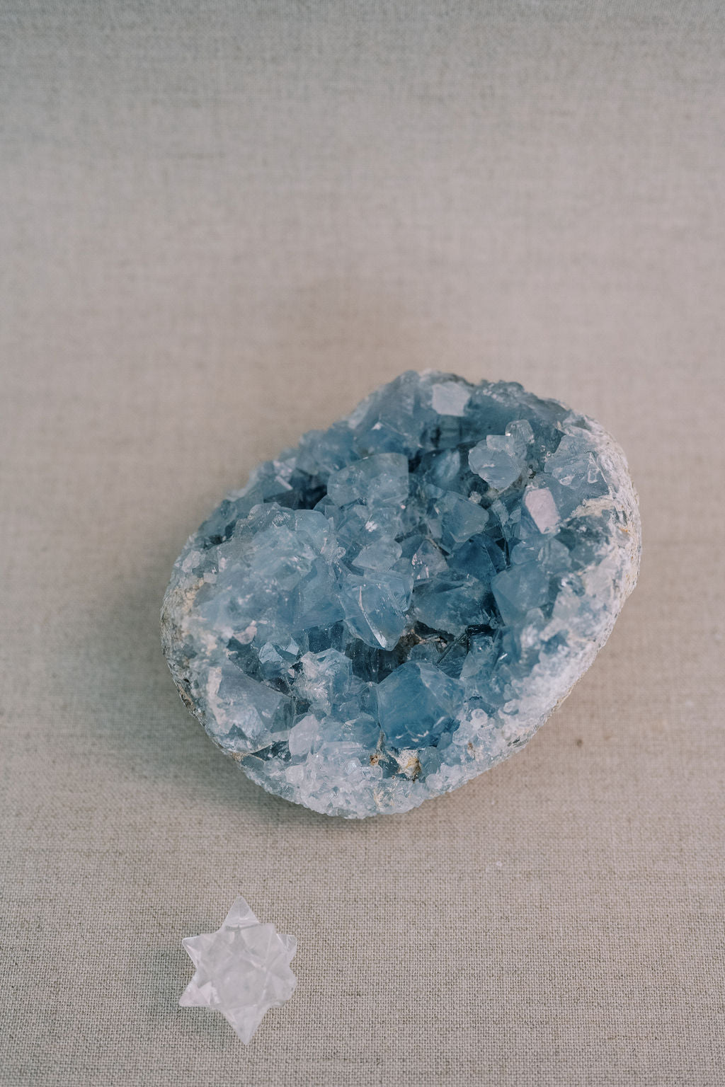 Celestite 'Guided By The Universe' Cluster