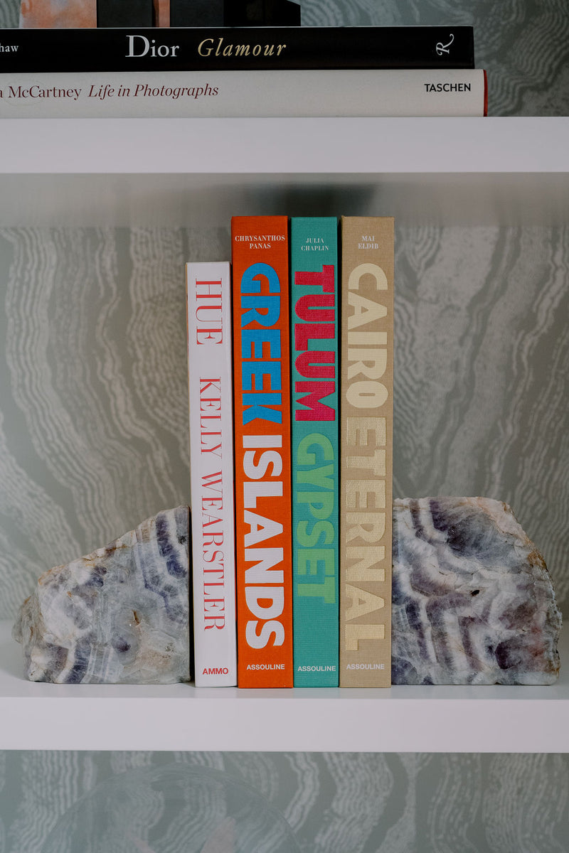 Crystal Bookends