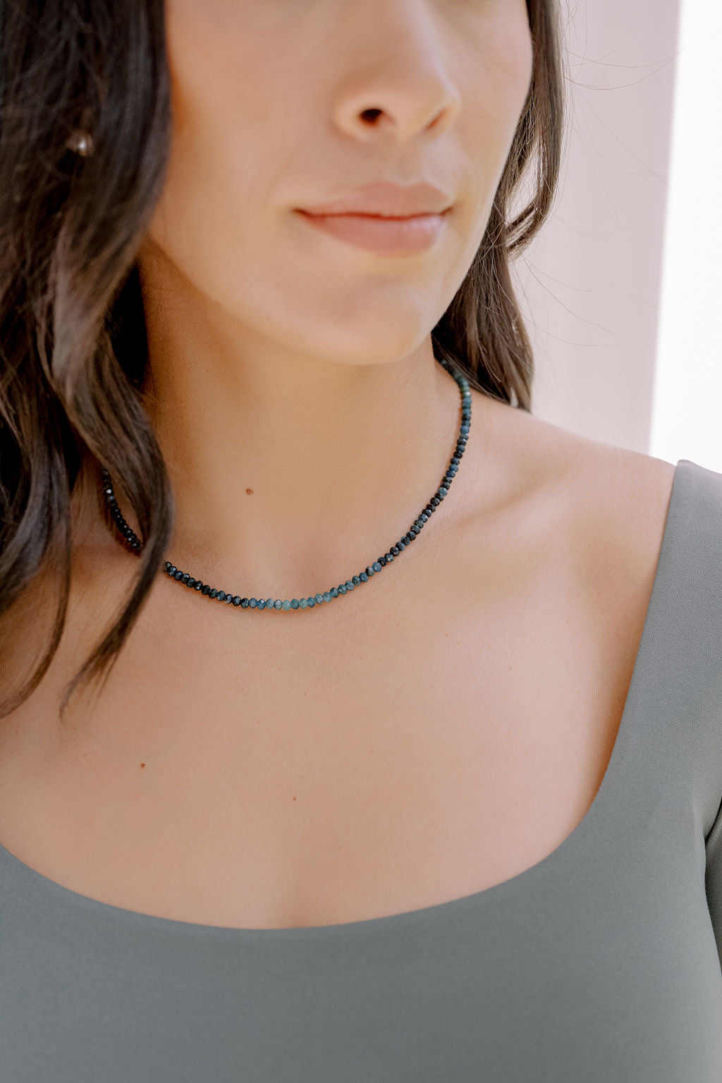 Blue Tourmaline 'Soulful Expression' Necklace