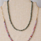 Pink Tourmaline & Gold 'Trust Yourself' Necklace