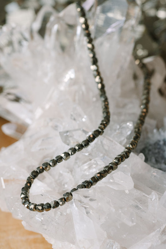 Pyrite 'Confident AF' Necklace
