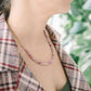 Pink Tourmaline & Gold 'Trust Yourself' Necklace