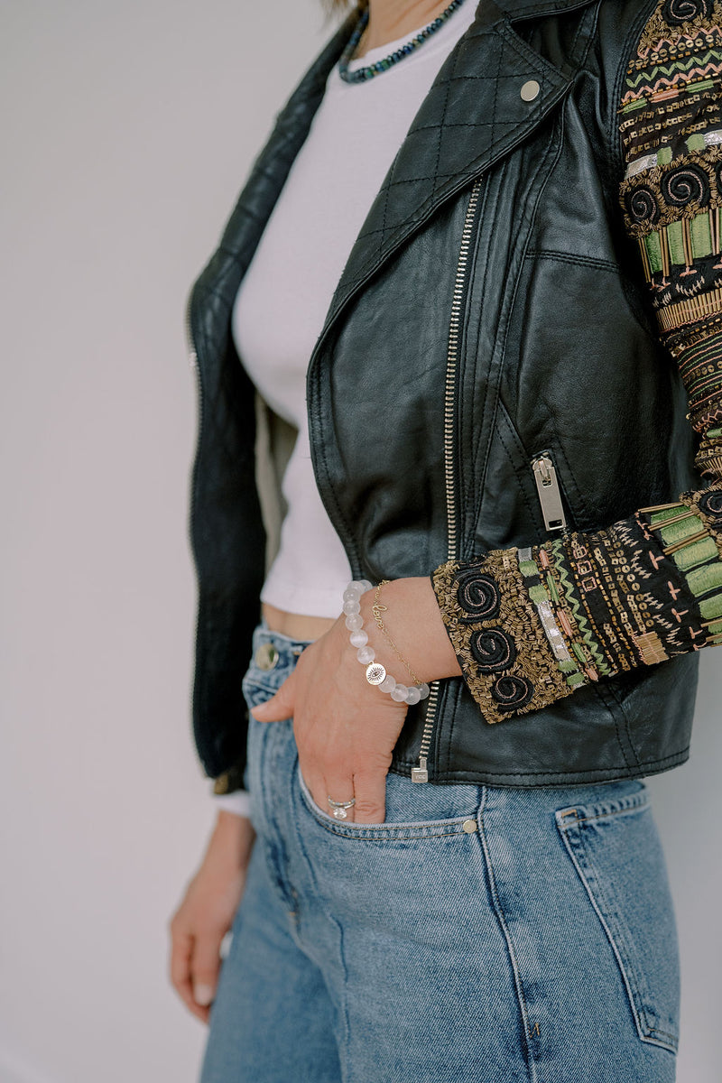 Selenite 'Calm The Chaos' Bracelet