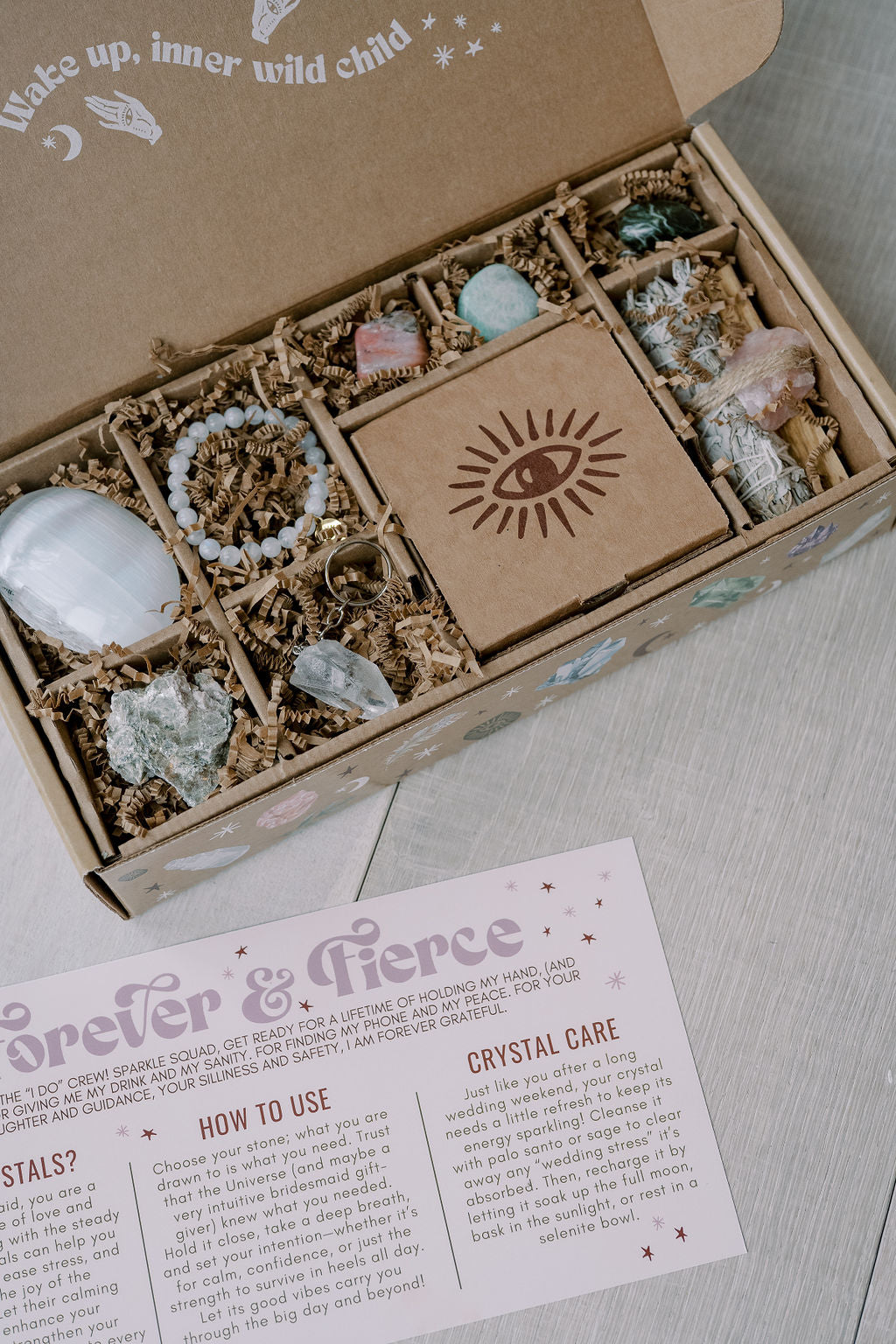 'Forever & Fierce' Bridesmaid Gift Set