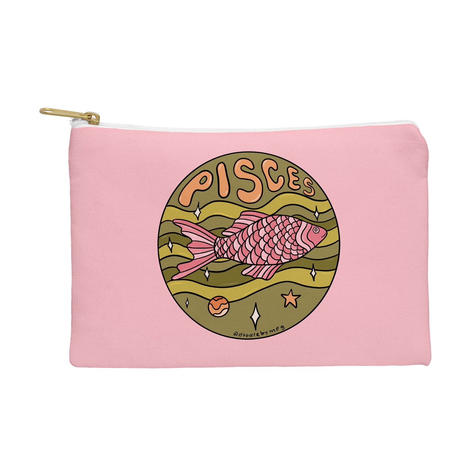 Pisces 'Carry Your Cosmic Style' Zip Pouch
