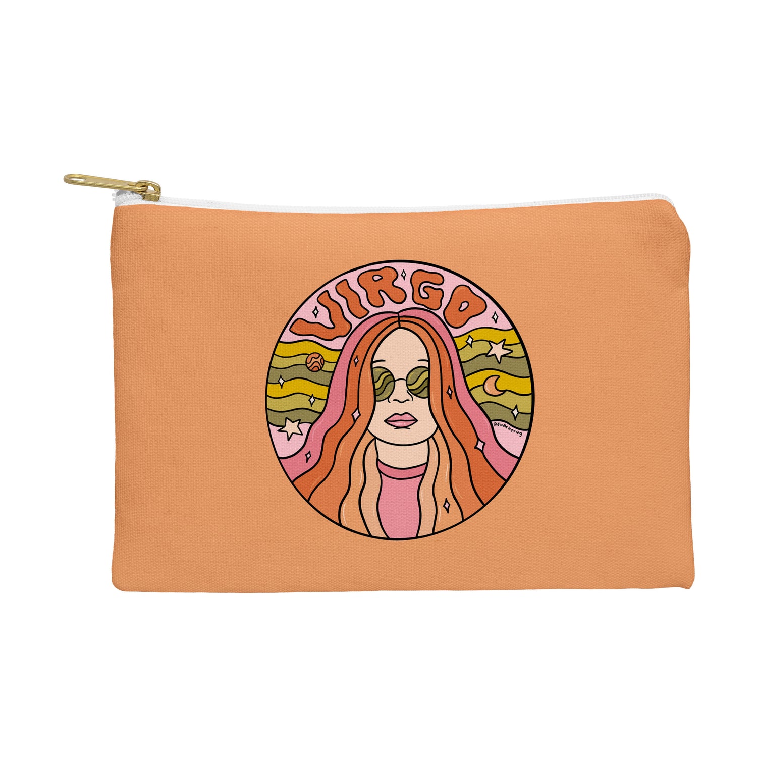 Virgo 'Carry Your Cosmic Style' Zip Pouch