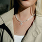 'Trust Your Gut' Clear Quartz Necklace
