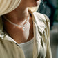 'Trust Your Gut' Clear Quartz Necklace