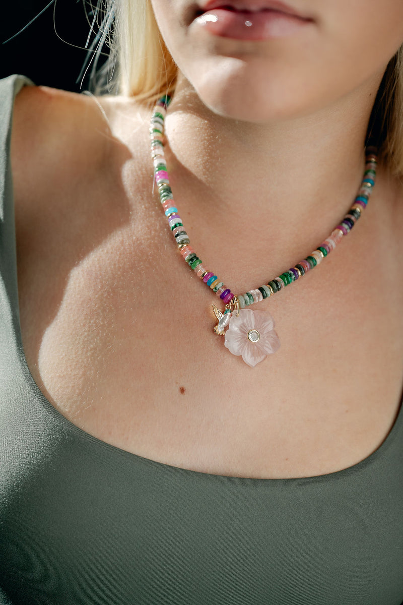 'The Whole Vibe' Multi-Crystal Necklace