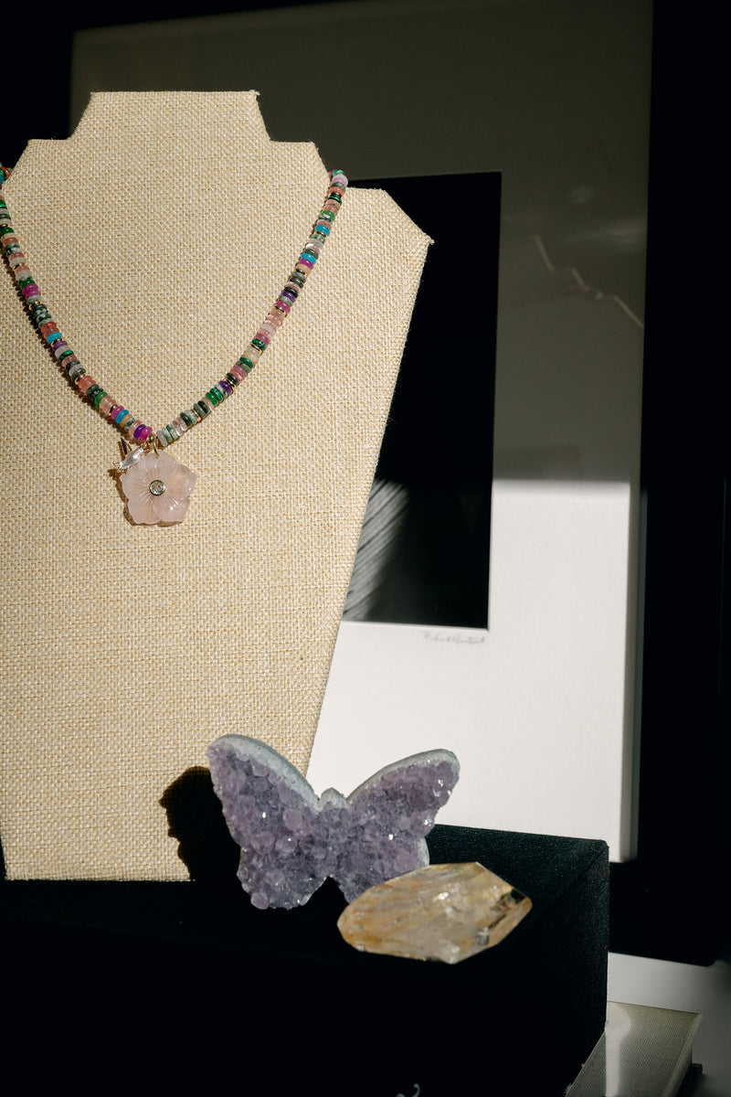'The Whole Vibe' Multi-Crystal Necklace