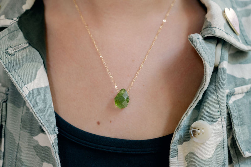 Peridot 'Fresh Start' It Girl Necklace
