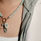 'Weird? Great. I Am Too.' Crystal Necklace