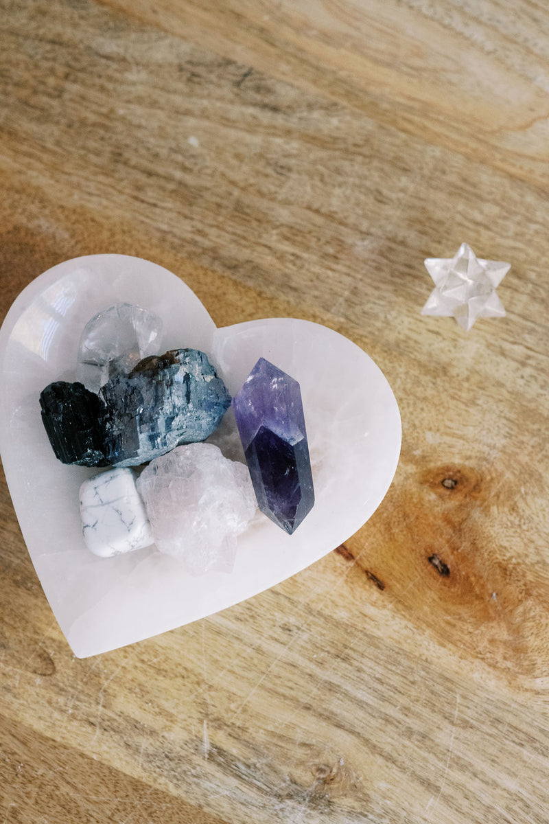 Selenite Bowls & Plates