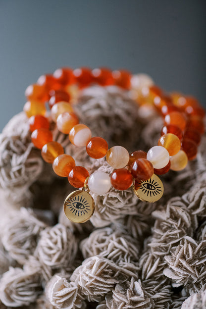 Carnelian 'Boss Moves' Bracelet