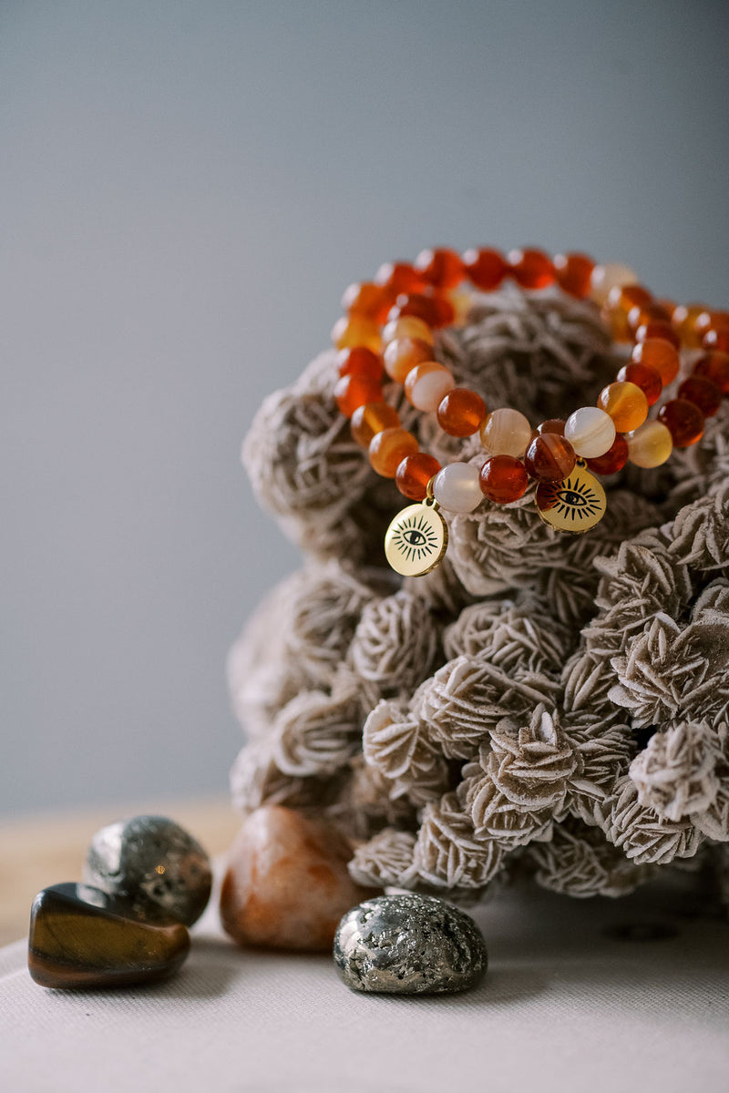 Carnelian 'Boss Moves' Bracelet