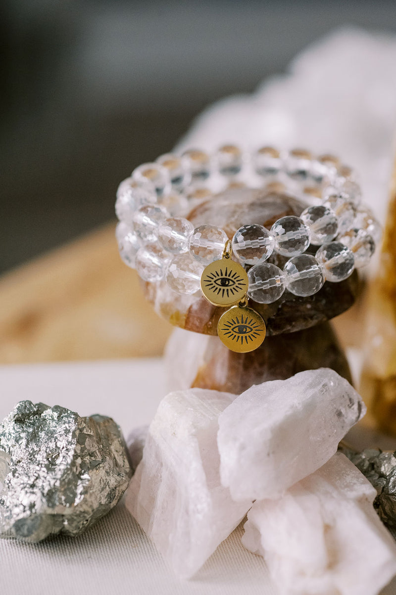 Clear Quartz 'Amped Up' Bracelet