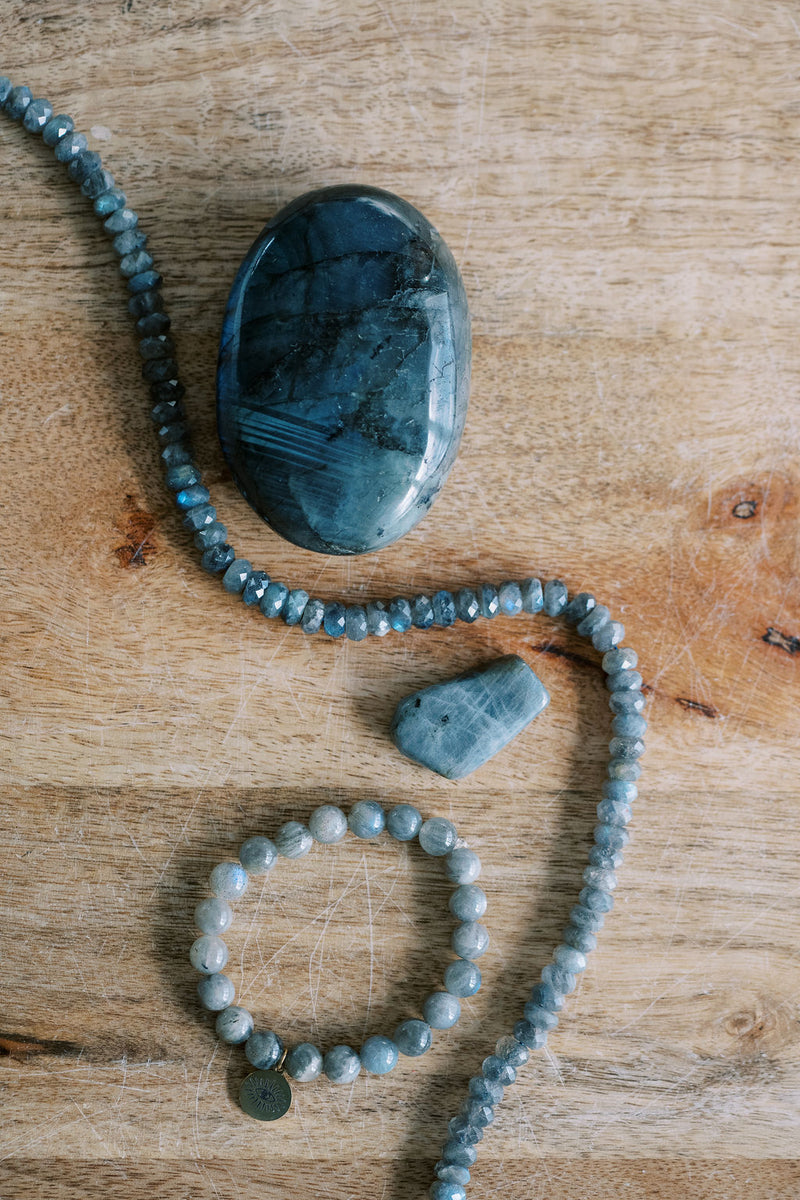 Labradorite 'Spiritual Navigator' Palm Stone