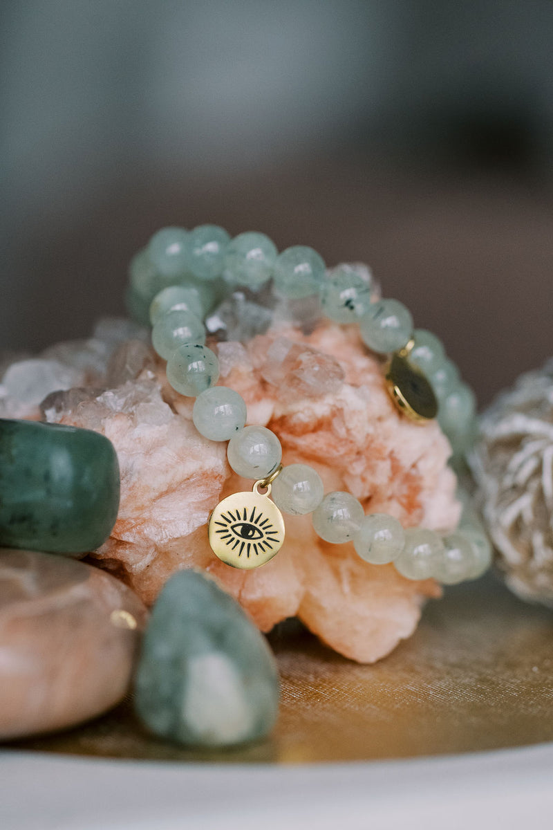 Prehnite 'Caregiver Comfort' Bracelet