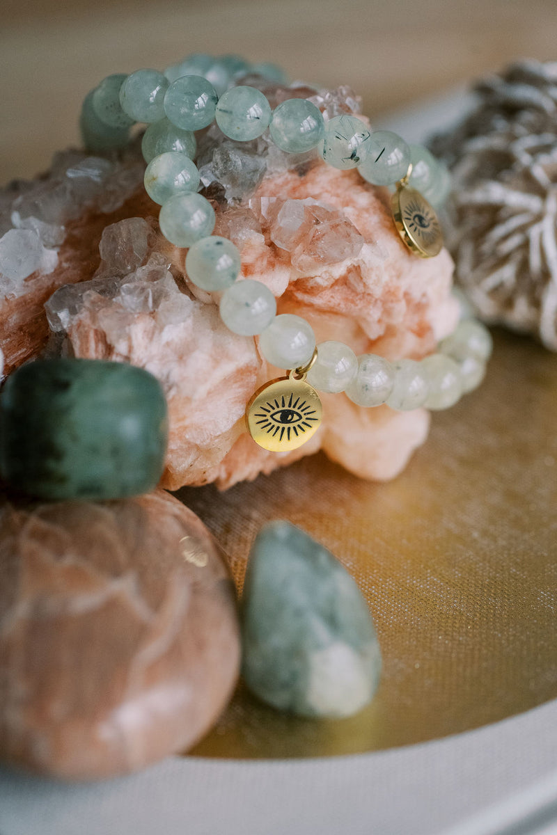 Prehnite 'Caregiver Comfort' Bracelet