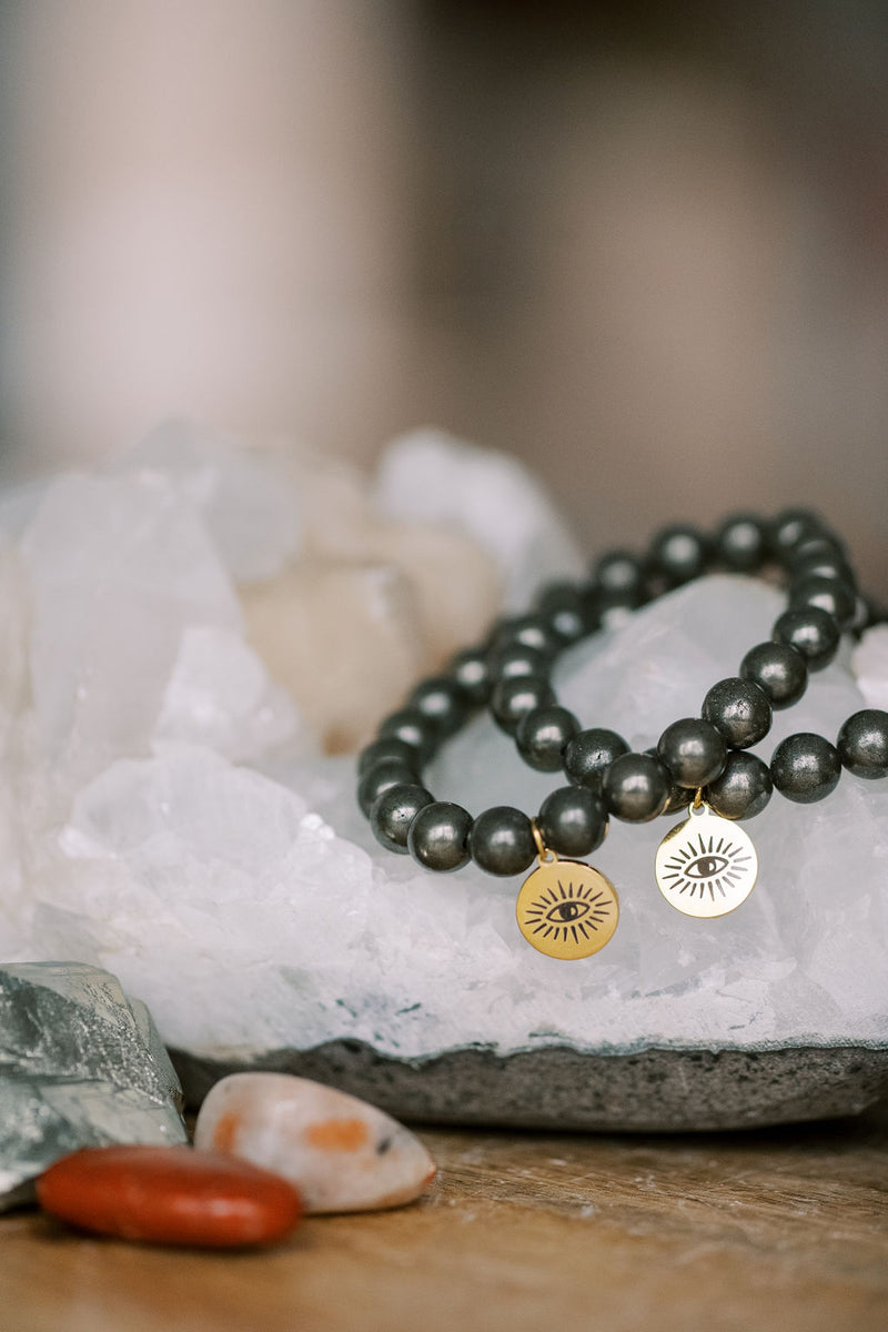 Pyrite 'Confident AF' Bracelet