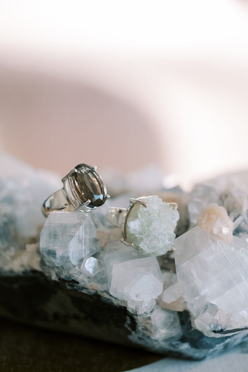 Smokey Quartz 'Get Grounded' Ring